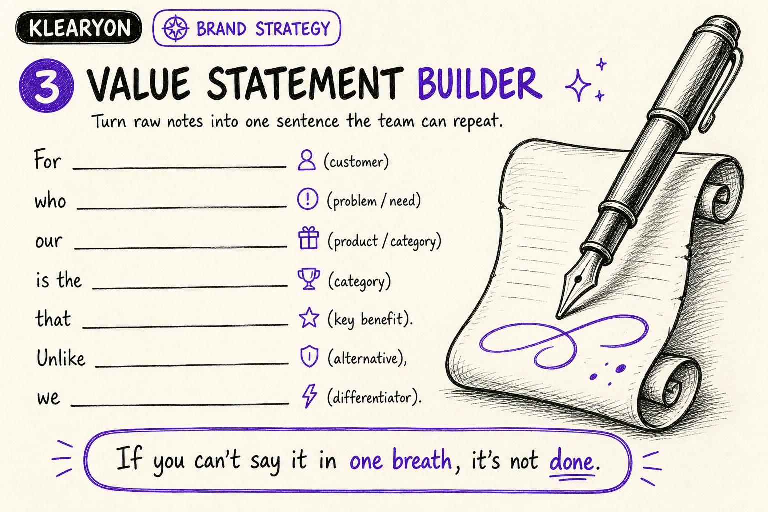 Value Statement Builder worksheet preview