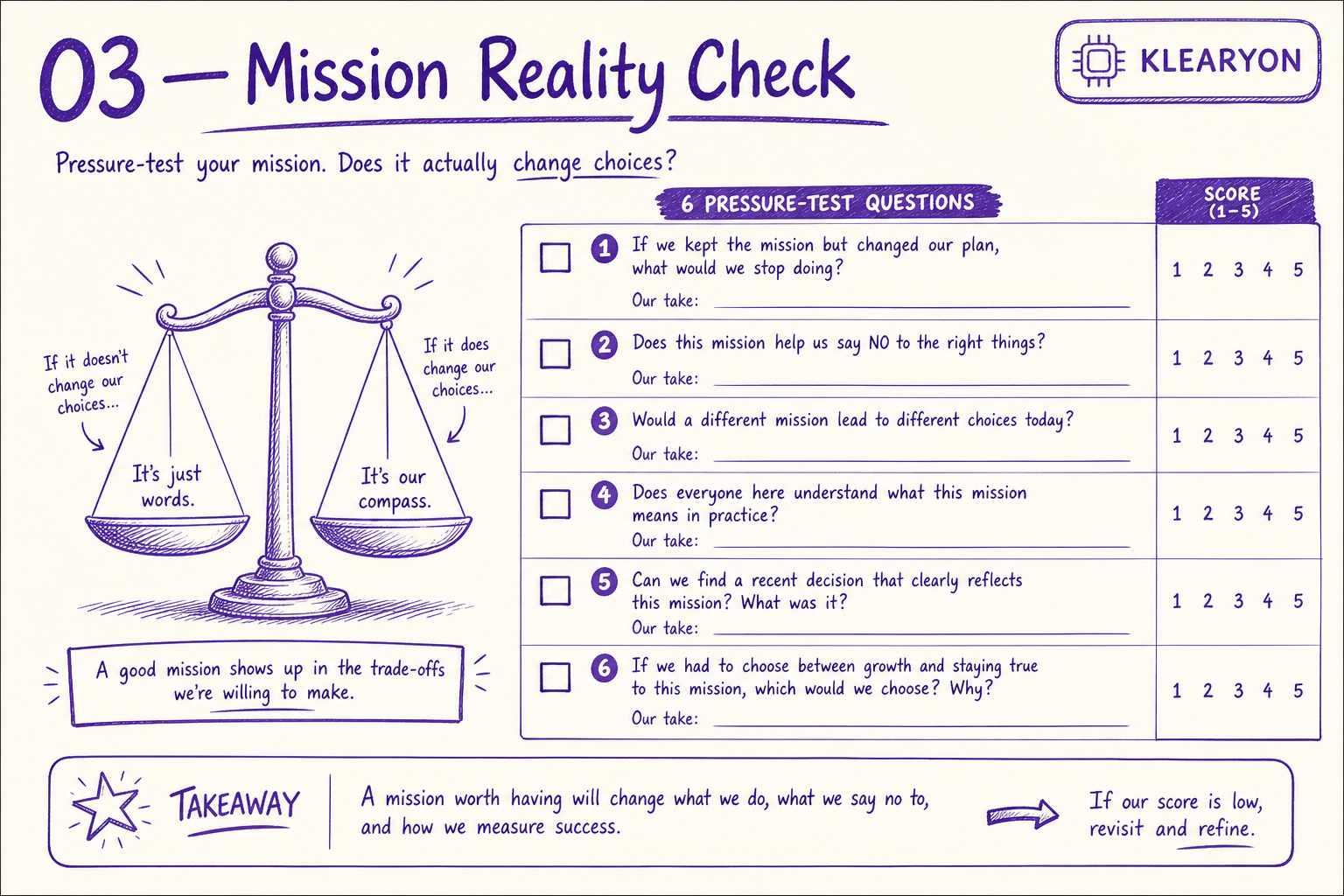 Mission Reality Check worksheet preview